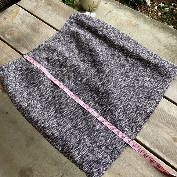 Calvin Klein Womens Skirt Size 20W Purple Black Gray White Tweed Lined NEW - Picture 3 of 8